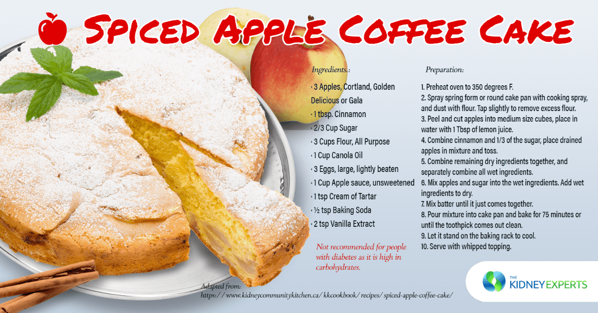 Spiced Apple Coffee Cake
