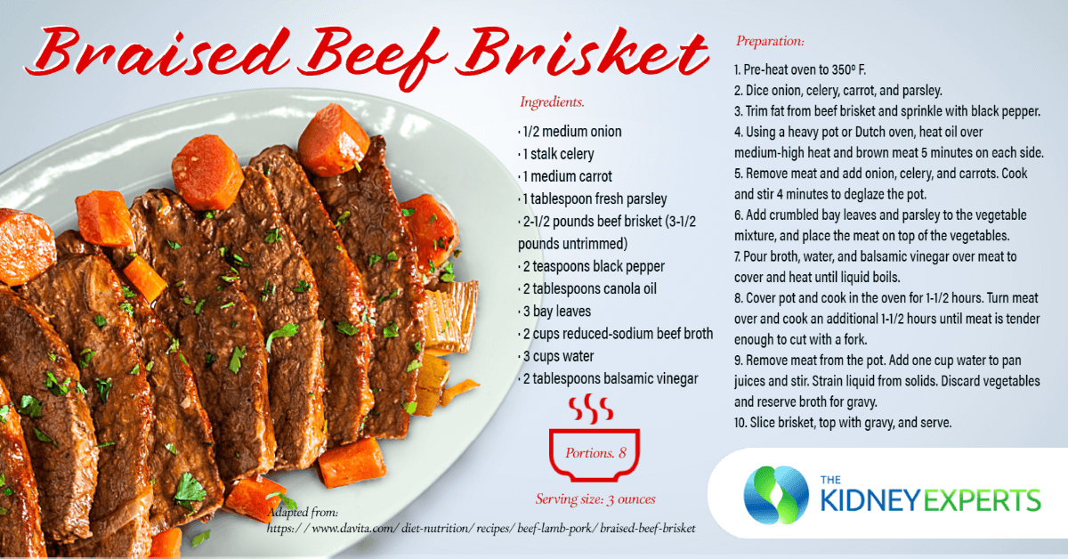 Hanukkah Main Dishes: Braised Beef Brisket