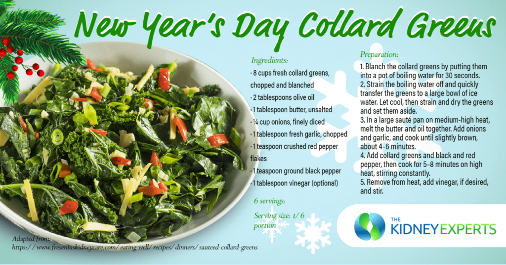 the kidney experts new years day collard greens