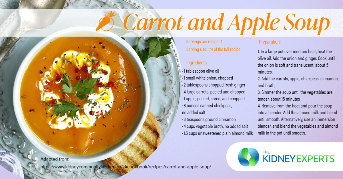 30 Minute Carrot Apple Soup